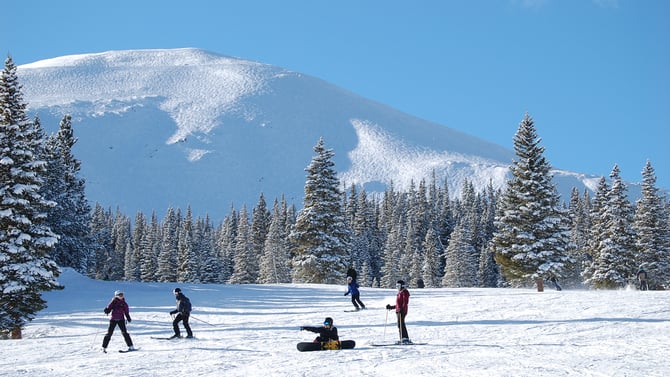 How to Ski to Peak 9 from Sunrise Ridge, Breckenridge